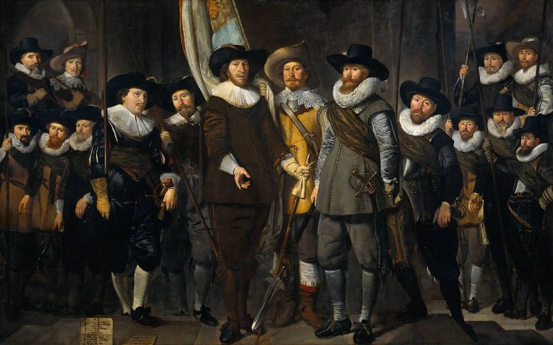 Die Kompanie von Captain Allaert Cloeck und Lieutenant Lucas Jacobsz. Rotgans, Amsterdam, 1632