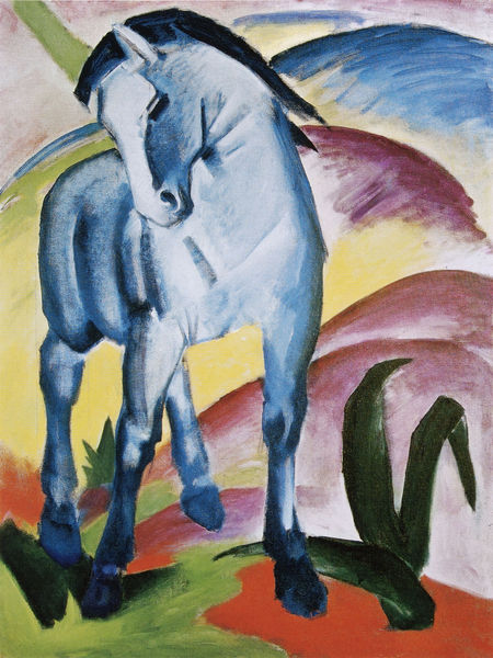 Blaues Pferd I