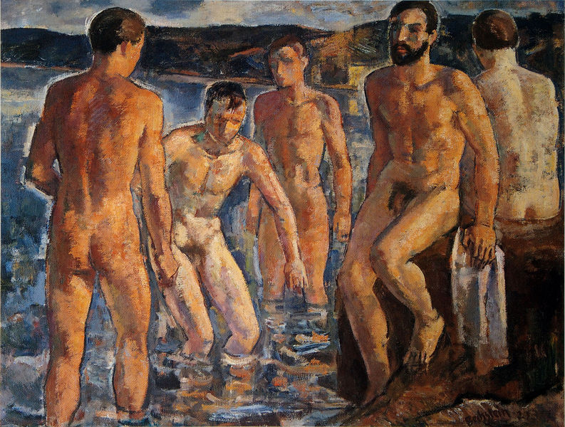 Badende Männer