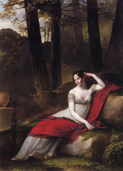 Die Kaiserin Joséphine im Park von Malmaison