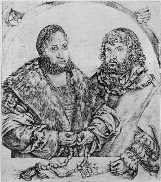 Kurfürst Friedrich der Weise von Sachsen und sein Bruder Johann der Beständige