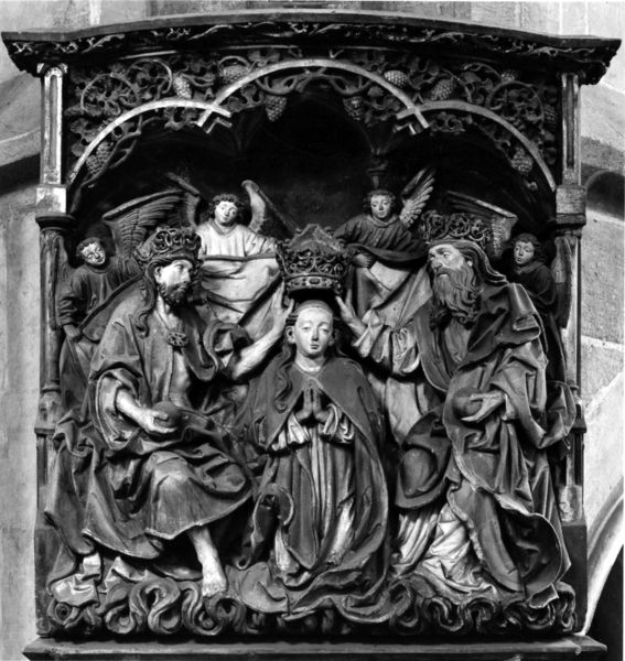 Marienkrönung am Epitaph des Hans Rebeck