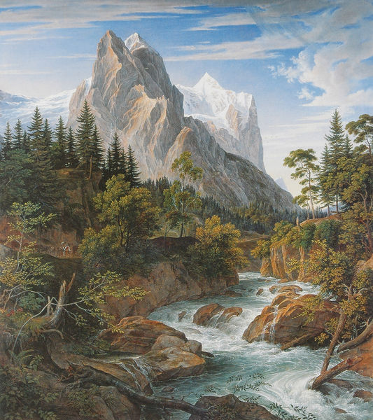 Das Reichenbachtal mit dem Wetterhorn
