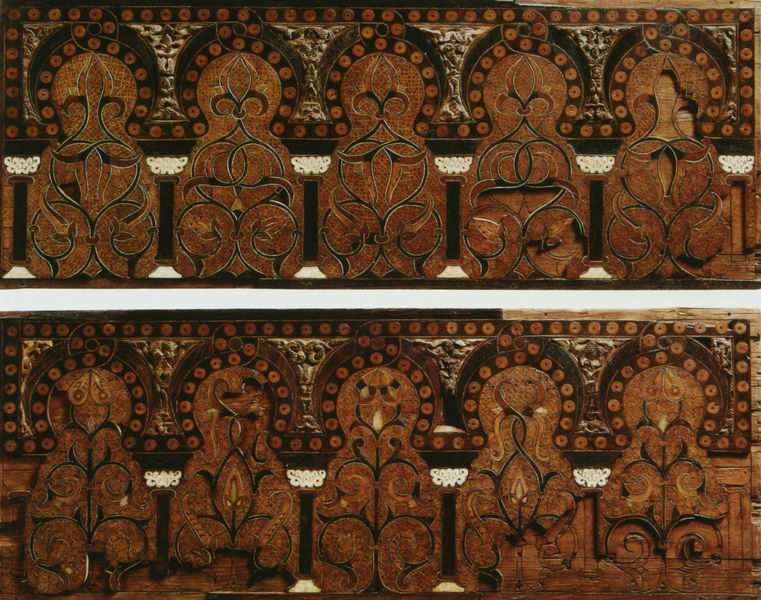 Stufen der Minbar aus der Koutoubia-Moschee