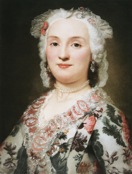 Dorothea Sophia Thiele, die zweite Frau des Malers Johann Alexander Thiele
