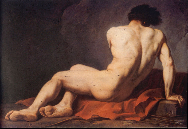 Studie eines Mannes, genannt Patroklos