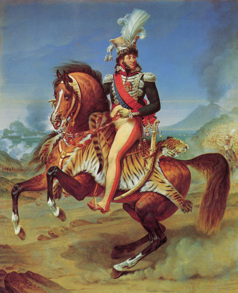 Reiterportrait von Joachim Murat, König von Neapel