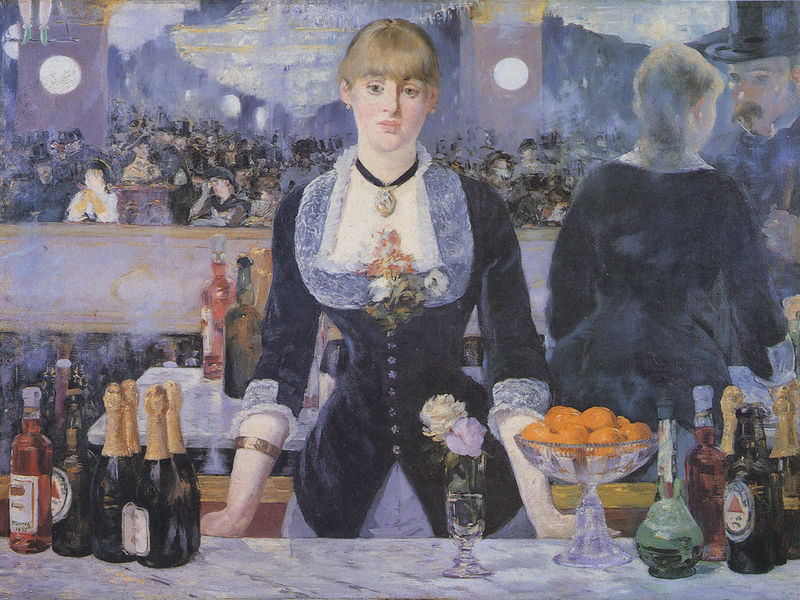 Eine Bar in den Folies-Bergère