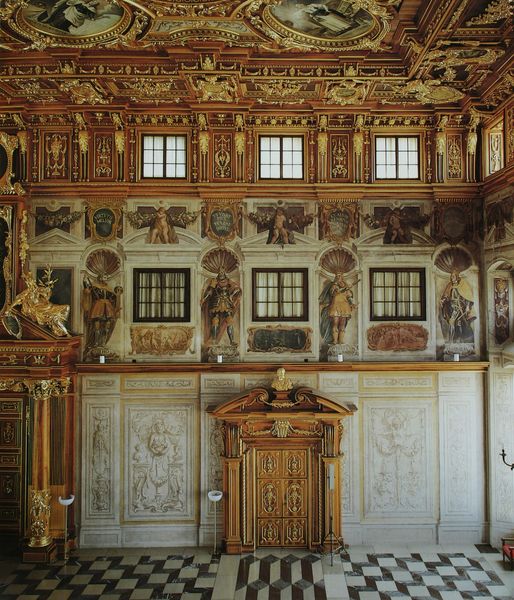 Westlicher Teil der Südwand des Goldenen Saales