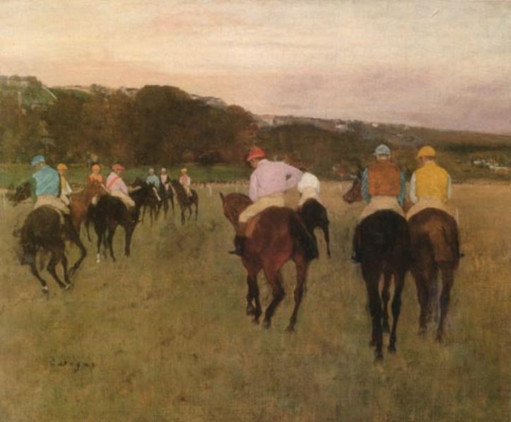 Rennpferde in Longchamp