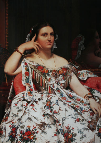 Madame Moitessier (Ausschnitt)