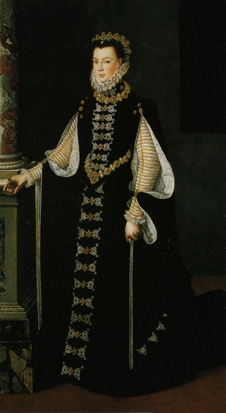 Porträt der Königin von Spanien, Isabella von Valois