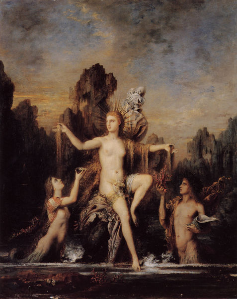 Venus entsteigt den Wellen