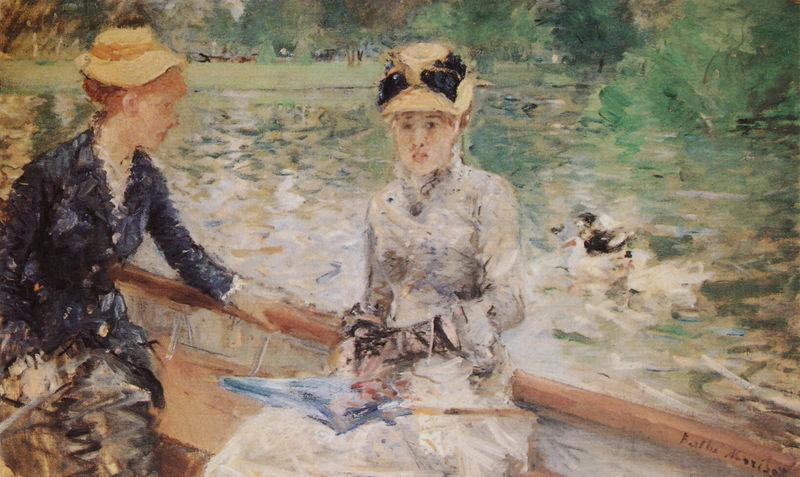 Der See im Bois de Boulogne (Sommertag)