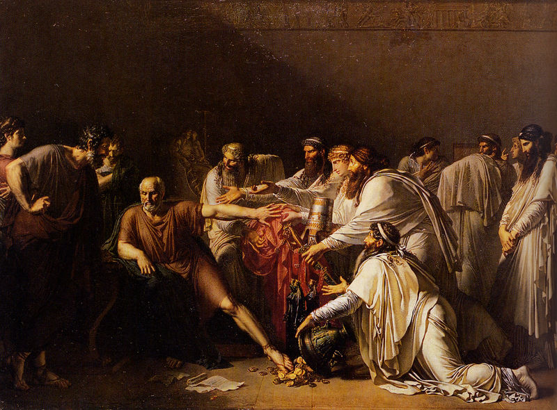 Hippocrates weist die Geschenke des Artaxerxes zurück