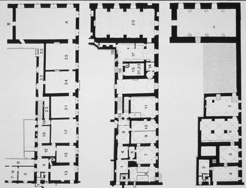 Palazzo Venezia (Grundrisse/KG, EG, OG)