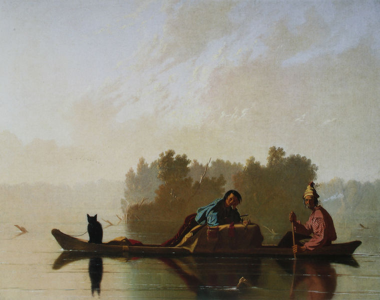 Fur Traders Descending the Missouri