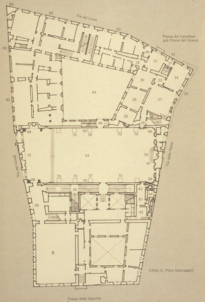 Palazzo Vecchio (Grundriss: 1.OG)