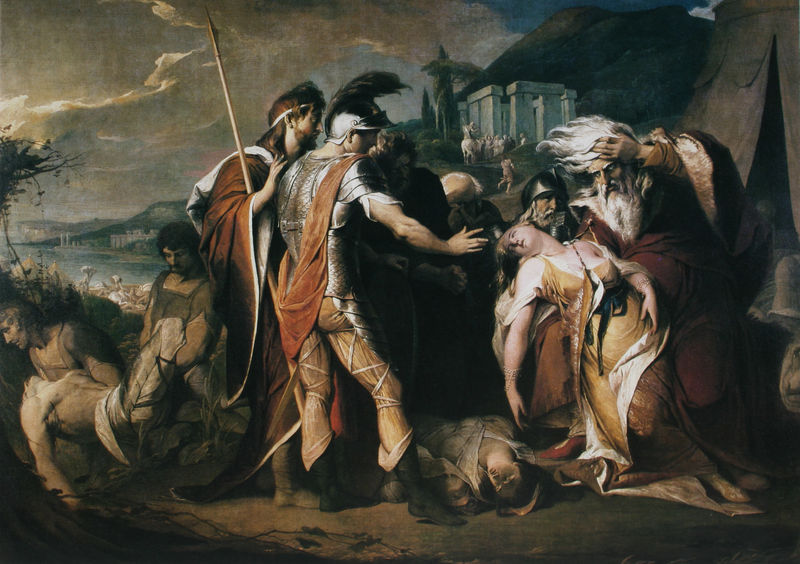 King Lear weeping over the Body of Cordelia