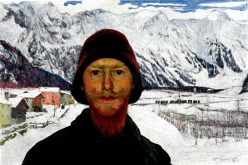 Selbstbildnis im Schnee