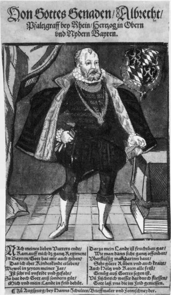 Bildnis von Herzog Albrecht von Bayern