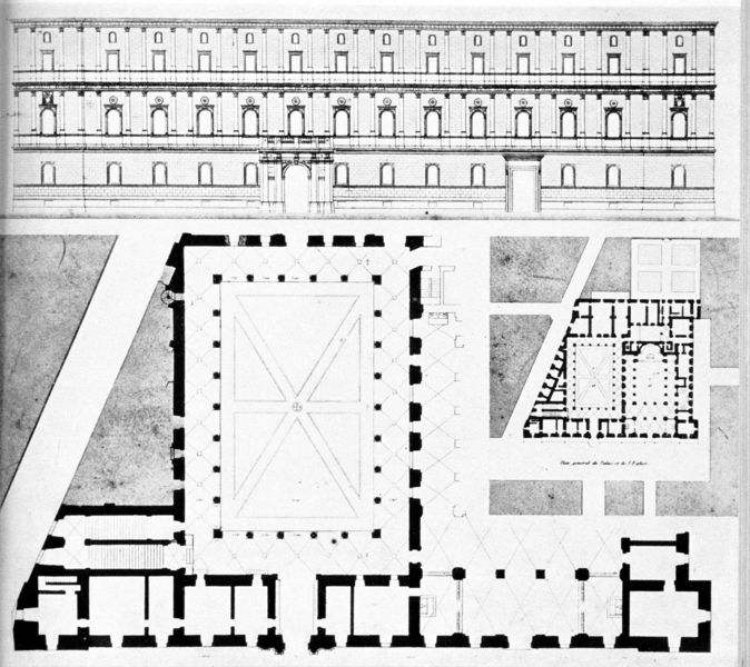Palazzo della Cancelleria (Grundriss/Aufriss)