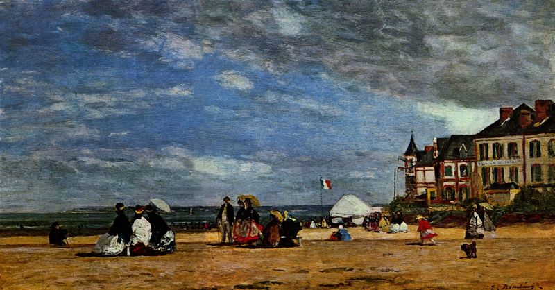 Der Strand von Trouville