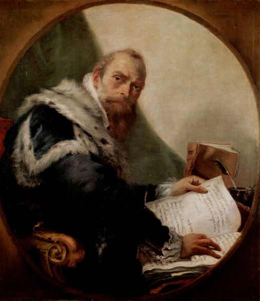 Porträt des Antonio Riccobono, Fragment