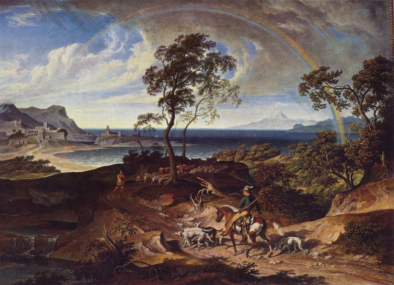 Landschaft nach einem Gewitter