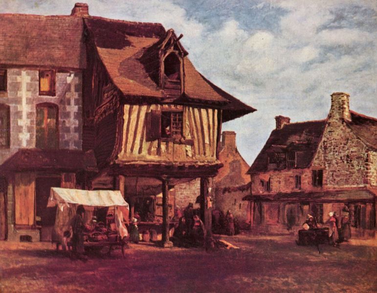 Markt in der Normandie