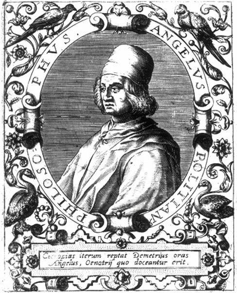 Bildnis des Angelus Politianus