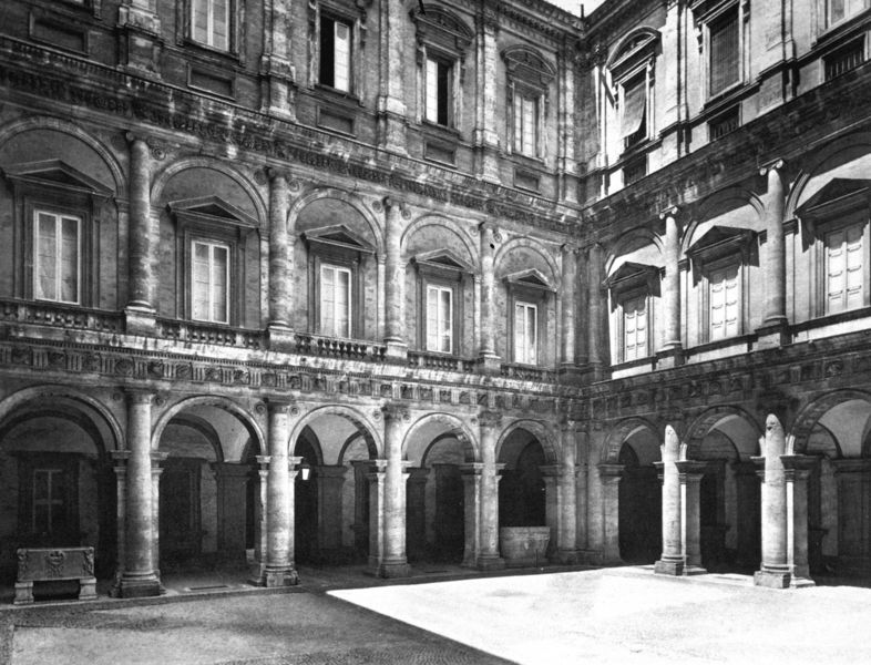 Palazzo Farnese (Innenhof)
