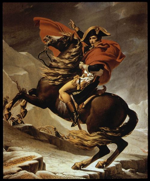 Bonaparte überquert den Sankt-Bernhard-Pass