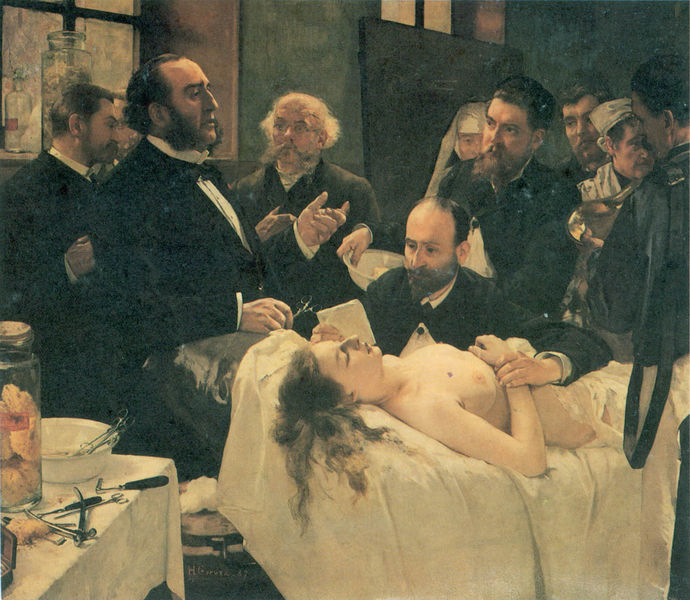 Dr. Péan operiert im Sankt-Ludwig Hospital oder Vor der Operation