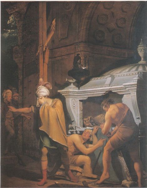 Miravan Breaking Open the Tomb of his Ancestors