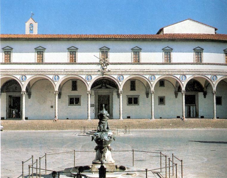 Ospedale degli Innocenti (Fassade frontal)