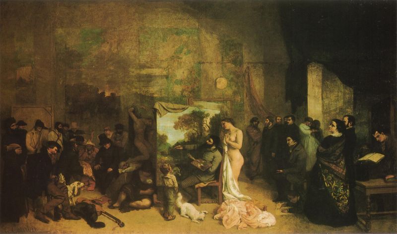 Das Atelier des Künstlers. Reale Allegorie, sieben Jahre meines künstlerischen und sittlichen Lebens umfassend