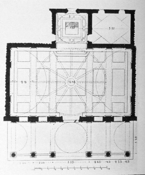 Capella de' Pazzi (Grundriss)