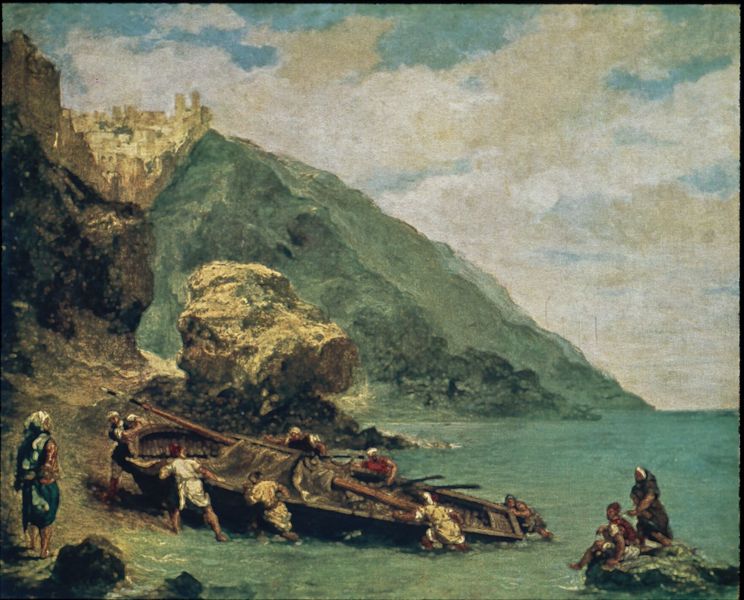 Landschaft bei Tanger an der Meeresküste