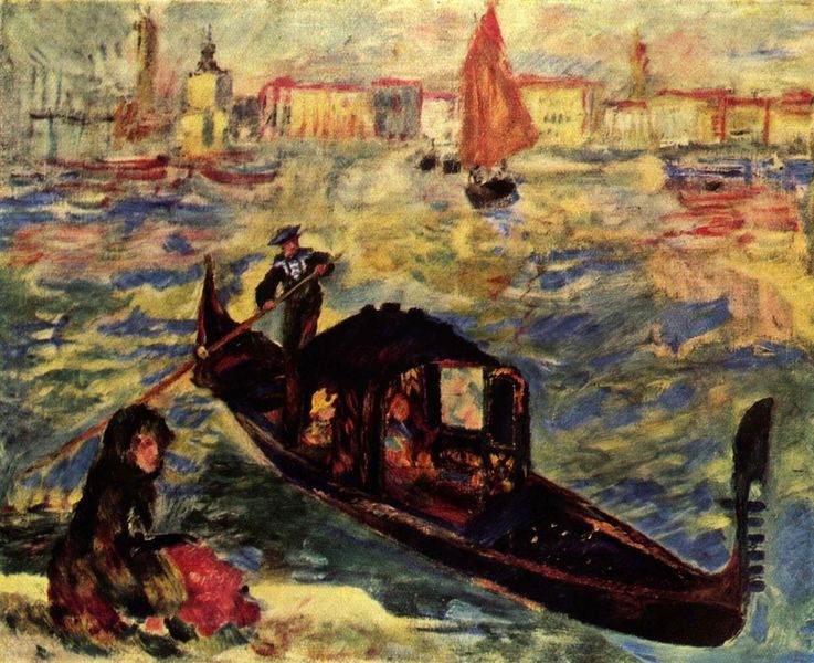 Gondel auf dem Canale Grande, Venedig