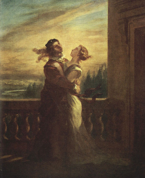 Romeo verabschiedet sich von Julia