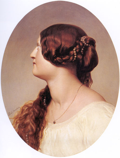 Porträt der Cécile von Poilly, Gräfin von Fitz-James