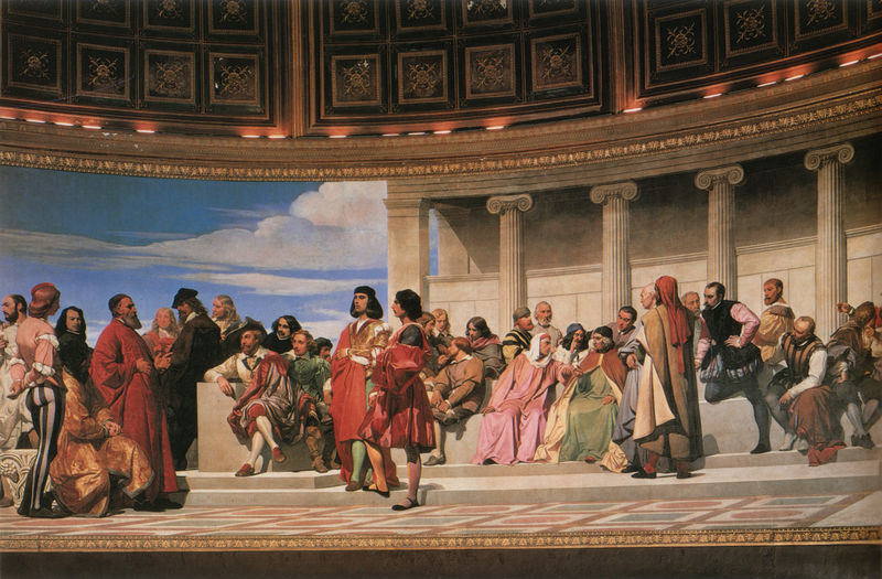 Der Halbkreis der École des Beaux-Arts