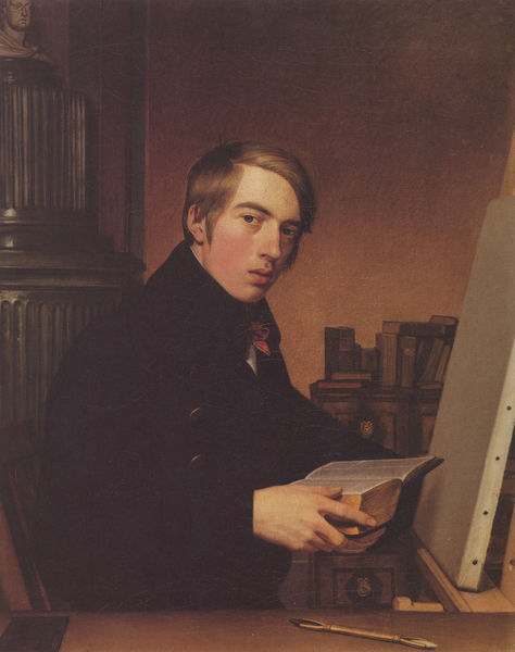 Selbstbildnis mit der Bibel