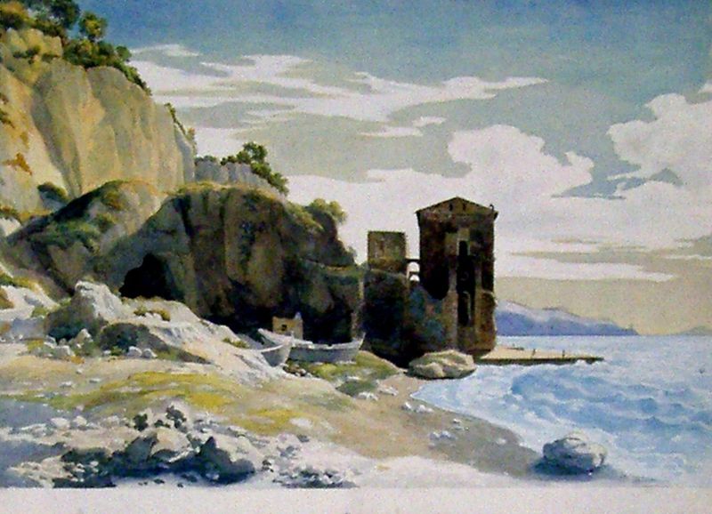 An der Küste bei Sorrent