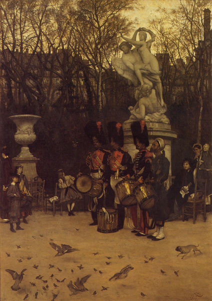 La Retraite dans le jardin des Tuileries