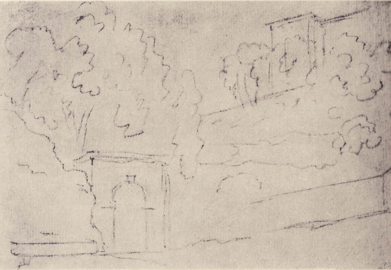 Chigi-Palast und Park in Ariccia