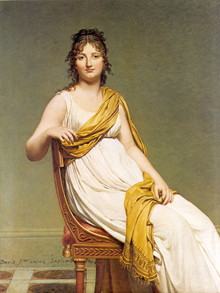 Madame de Verninac, geb. Henriette Delacroix, Schwester von Eugène Delacroix
