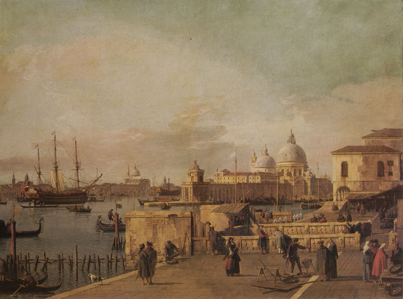 Entrance to the Grand Canal: from the West End of the Molo