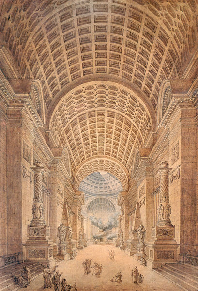 Intérieur d'un temple